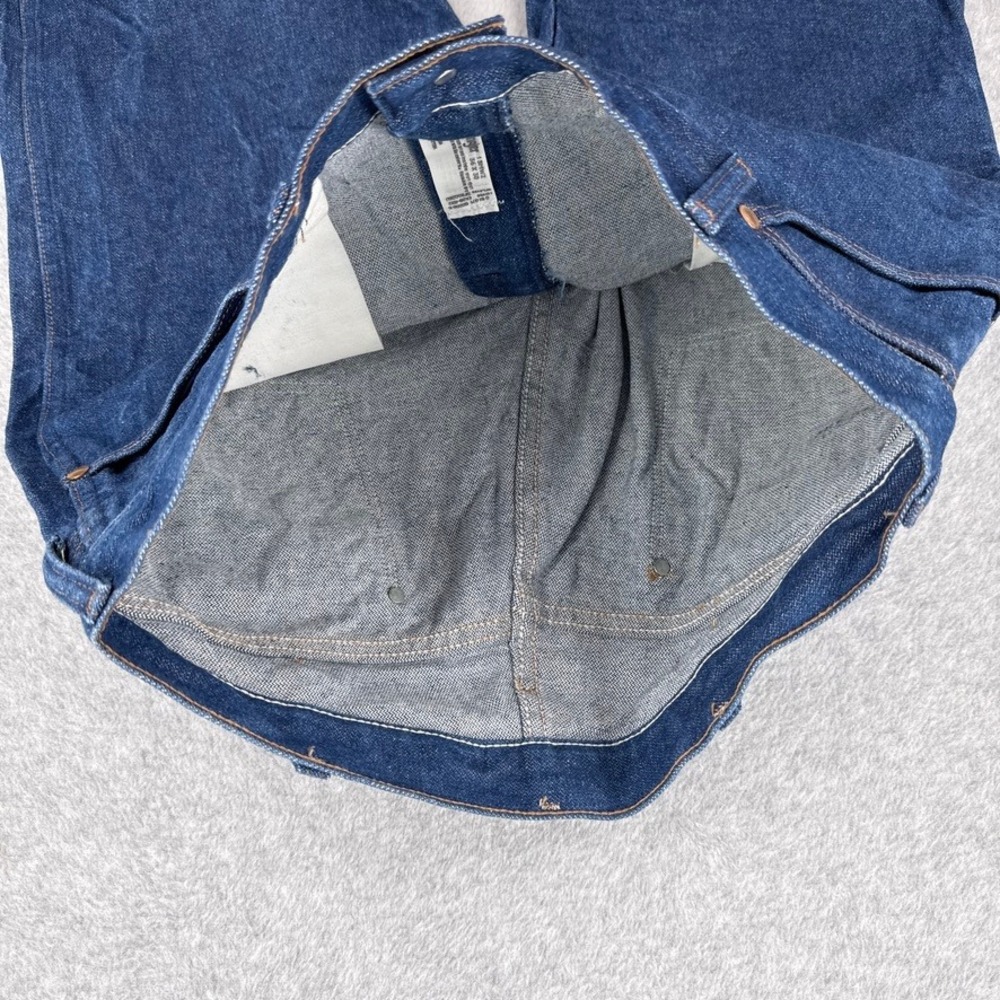 Wrangler Jeans Mens 36X30 Blue Denim Cowboy Cut Original Fit USA Made Vintage - Picture 9 of 14